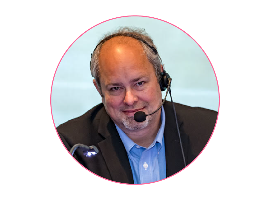 Headshot of John O. Williams Jr. in a Circle