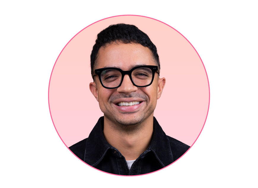 Headshot of Christian Bayonet in a Circle